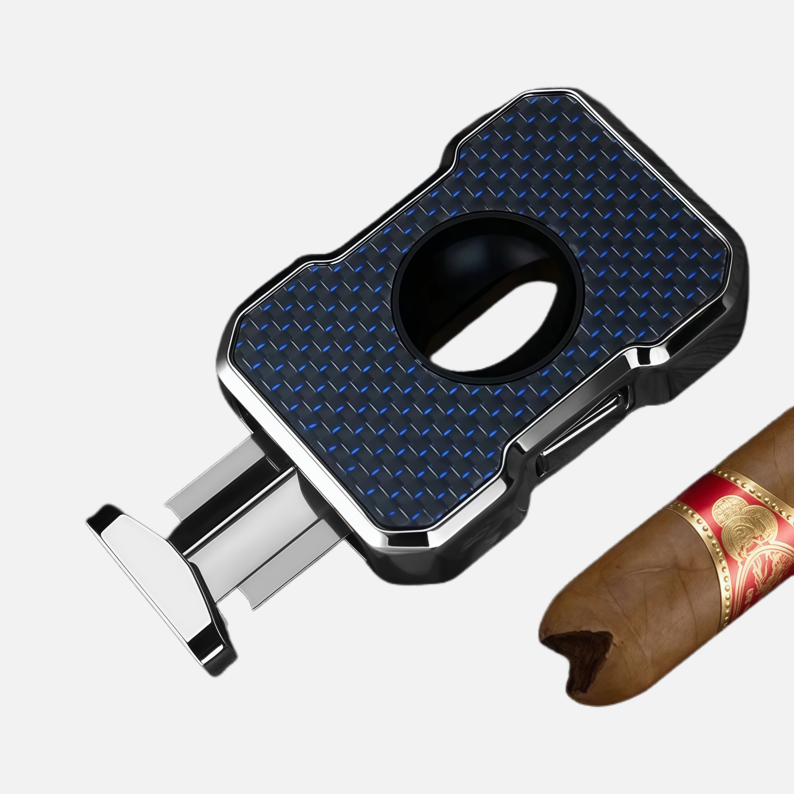 Portable Slider Cigar Cutter – Compact Precision Pocket Tool - Image 3
