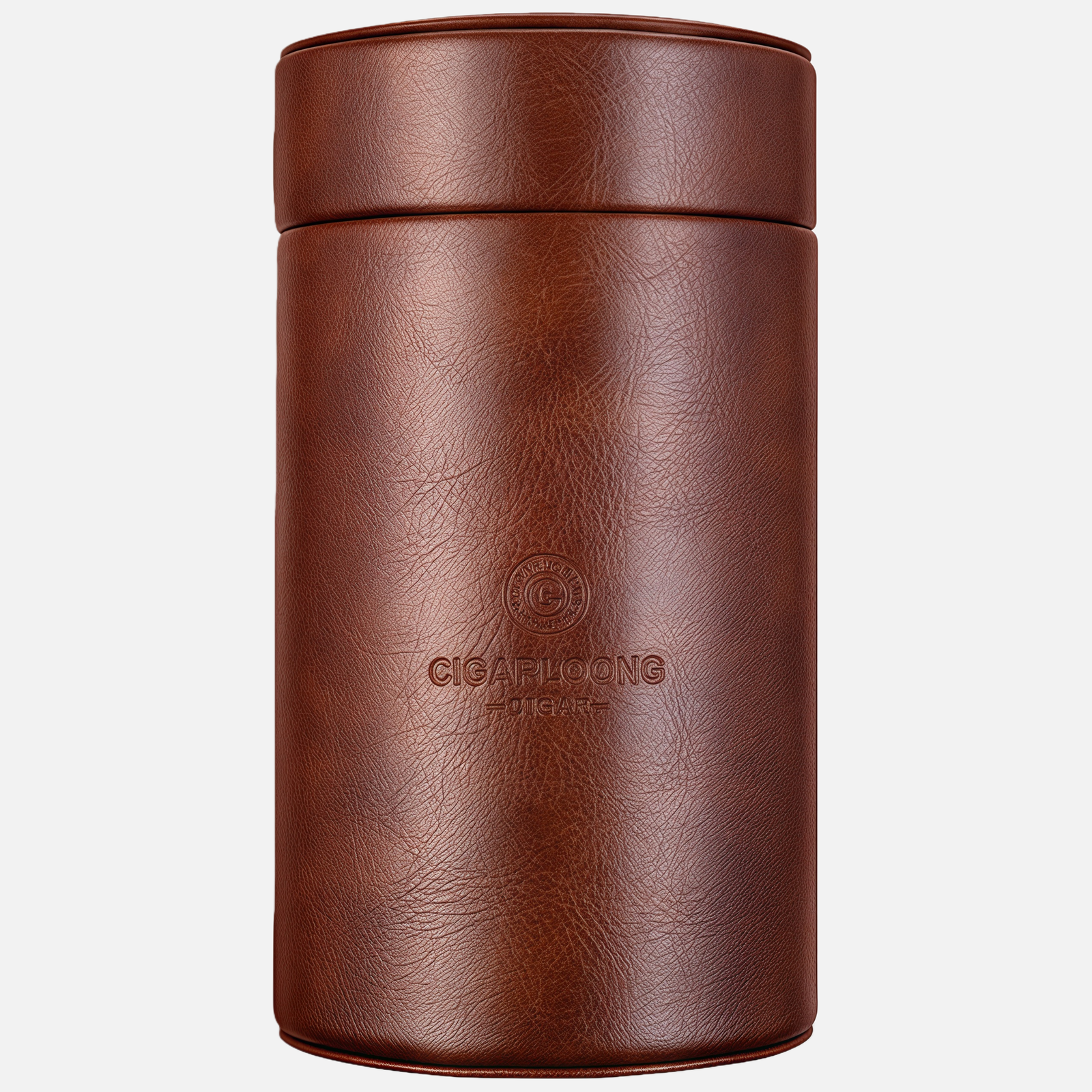 Leather Cigar Humidor Case – Airtight Travel Tube with Hygrometer - Image 6