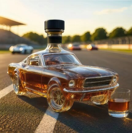 Car model wine bottle