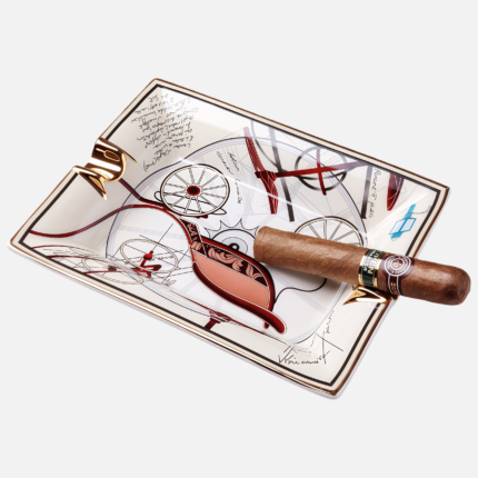 Artistic Ceramic Cigar Ashtray – Creative Design, Single Cigar Rest