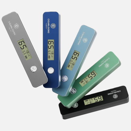 Digital Cigar Hygrometer with Probe – Precision Temperature & Humidity Meter