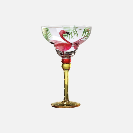 Personalized Creative Hand-Painted Margarita Crystal Glass Goblet